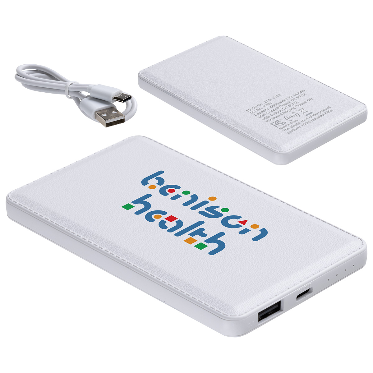 Sovereign 4000mAh Wireless Charging Power Bank with Recycled Case 1
