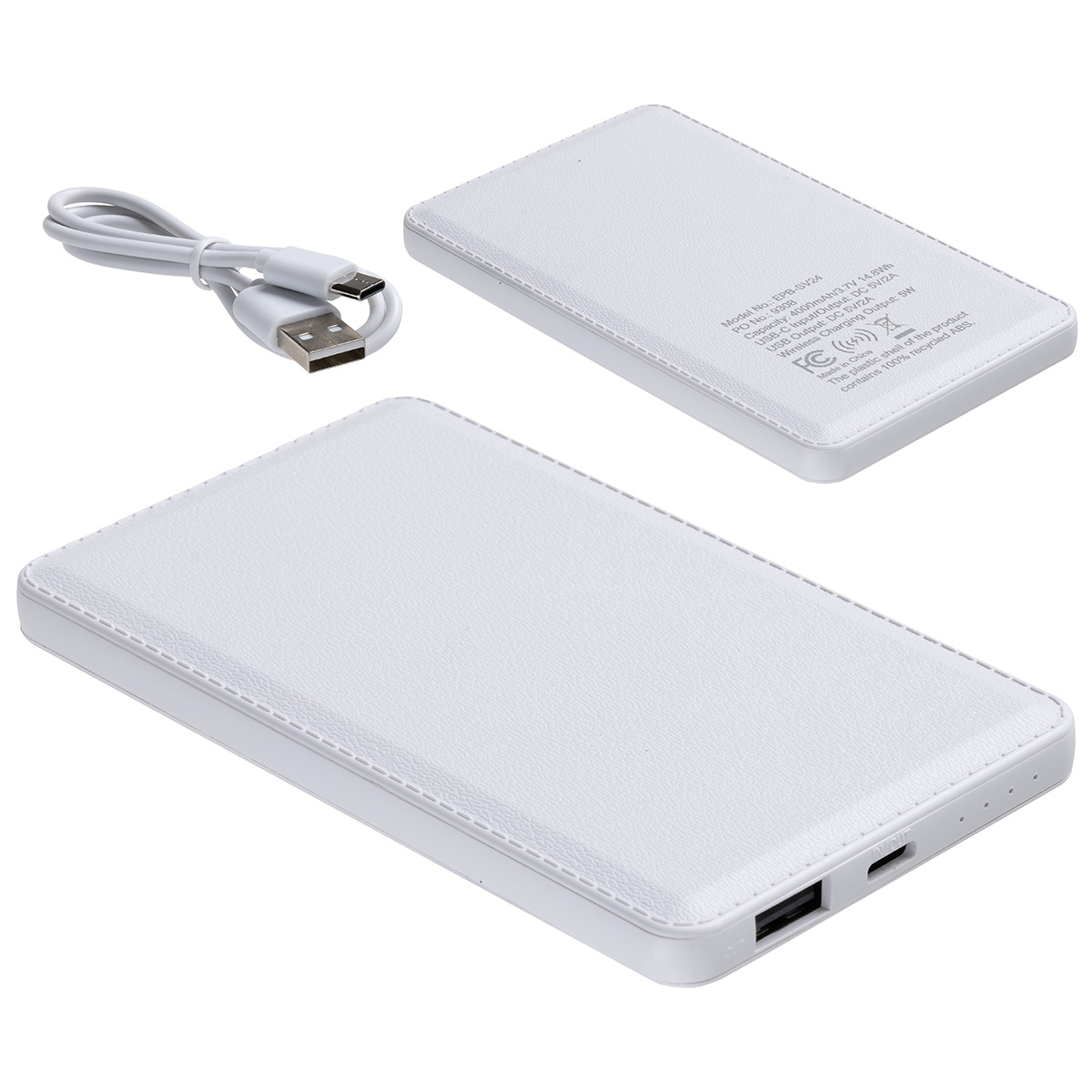 Sovereign 4000mAh Wireless Charging Power Bank with Recycled Case 1