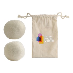 Toss %27N Dry 2-Piece Reusable Dryer Balls in Cotton Pouch 1 Toss %27N Dry 2-Piece Reusable Dryer Balls in Cotton Pouch 1