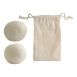 Toss 'N Dry 2-Piece Reusable Dryer Balls in Cotton Pouch 2 Toss 'N Dry 2-Piece Reusable Dryer Balls in Cotton Pouch 2