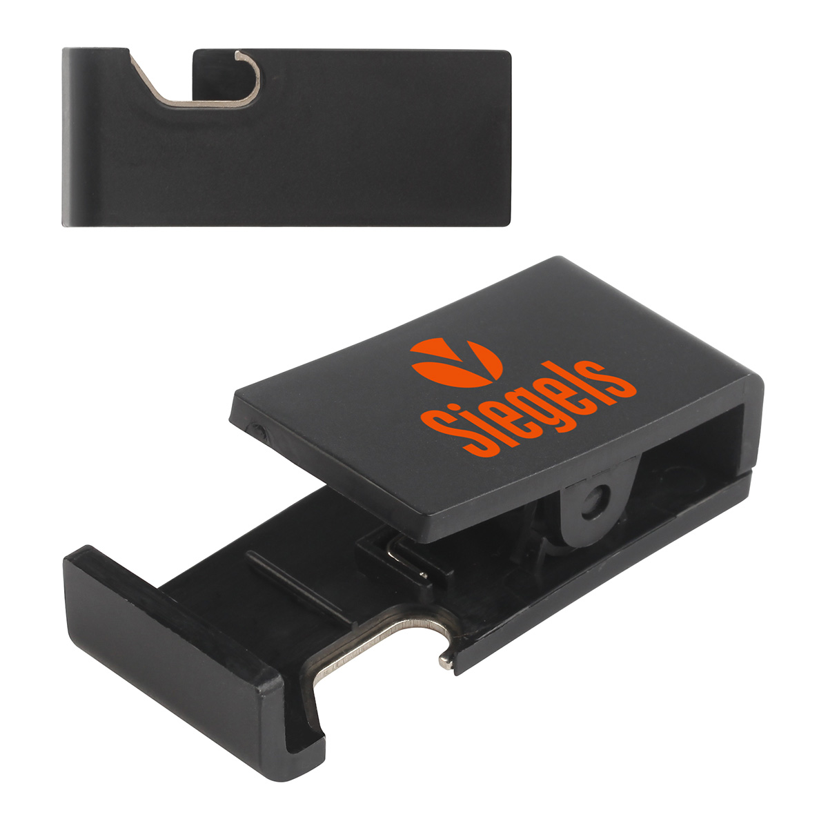 Handy Clip with Built-In Phone Stand & Bottle Opener 1