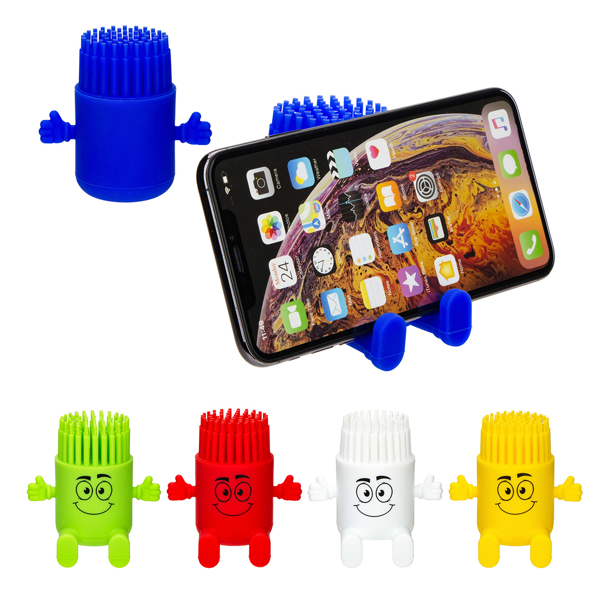 Bristle Buddy Flexible Phone Stand 1