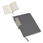 Charter Textured Softcover Journal with Pen - Gray Charter Textured Softcover Journal with Pen - Gray