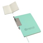 Charter Textured Softcover Journal with Pen - Mint Green Charter Textured Softcover Journal with Pen - Mint Green