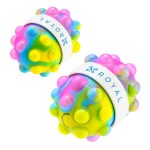 Push Pop and Spinner Ball - Rainbow Push Pop and Spinner Ball - Rainbow