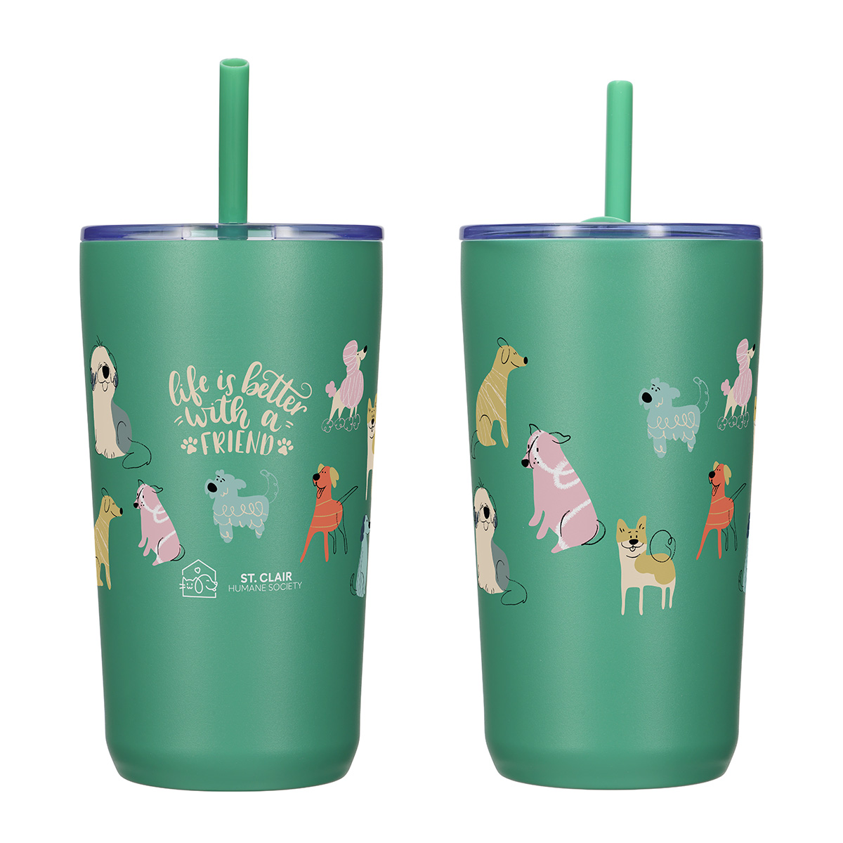 Savor 16 oz Eco-Friendly Ceramic-lined Vacuum Insulated Tumbler 1