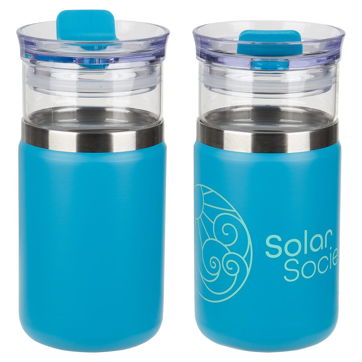Tamari 12 oz Glass Tumbler & Vacuum Insulated Cooler 1