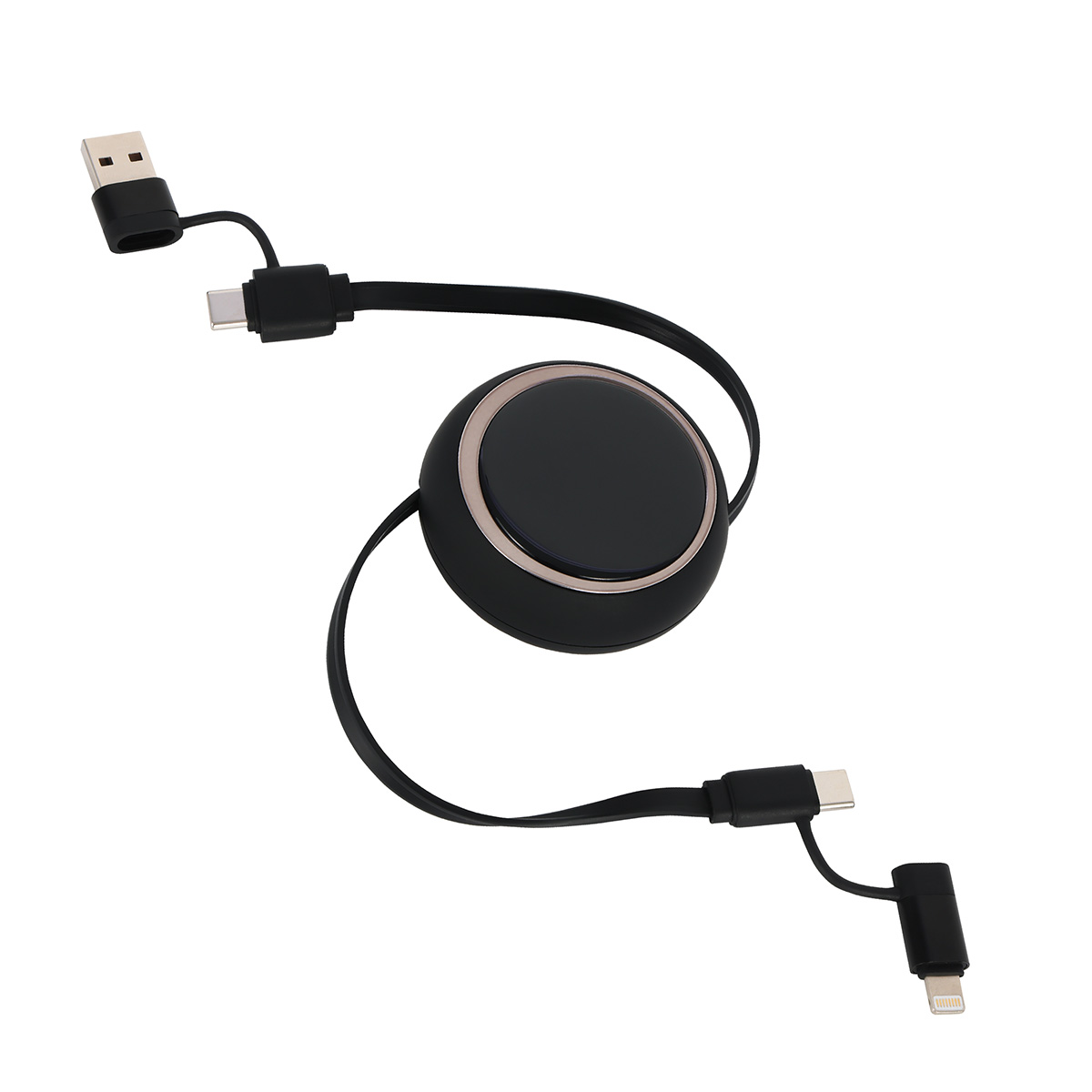 Mach 4-in-1 100W PD 39" Retractable Charging Cable 1