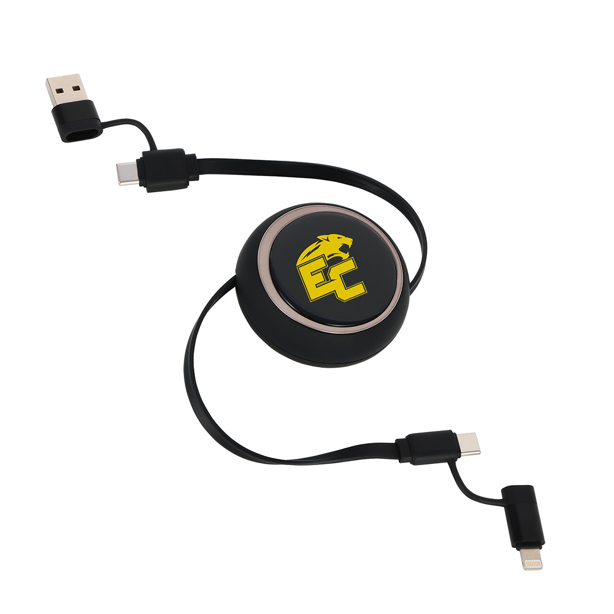 Mach 4-in-1 100W PD 39" Retractable Charging Cable 1