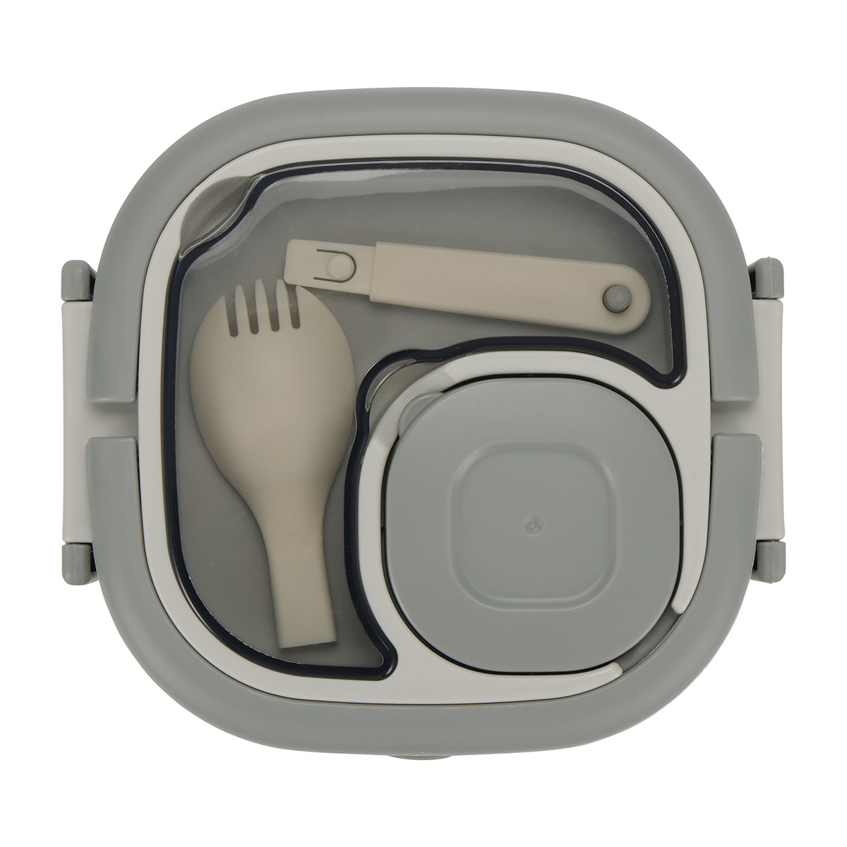 Gourmet Microwaveable Lunch Box with Utensils 1