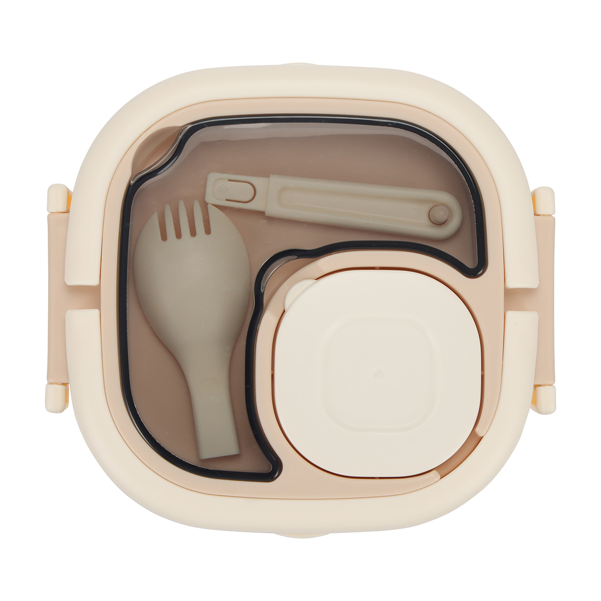 Gourmet Microwaveable Lunch Box with Utensils 1