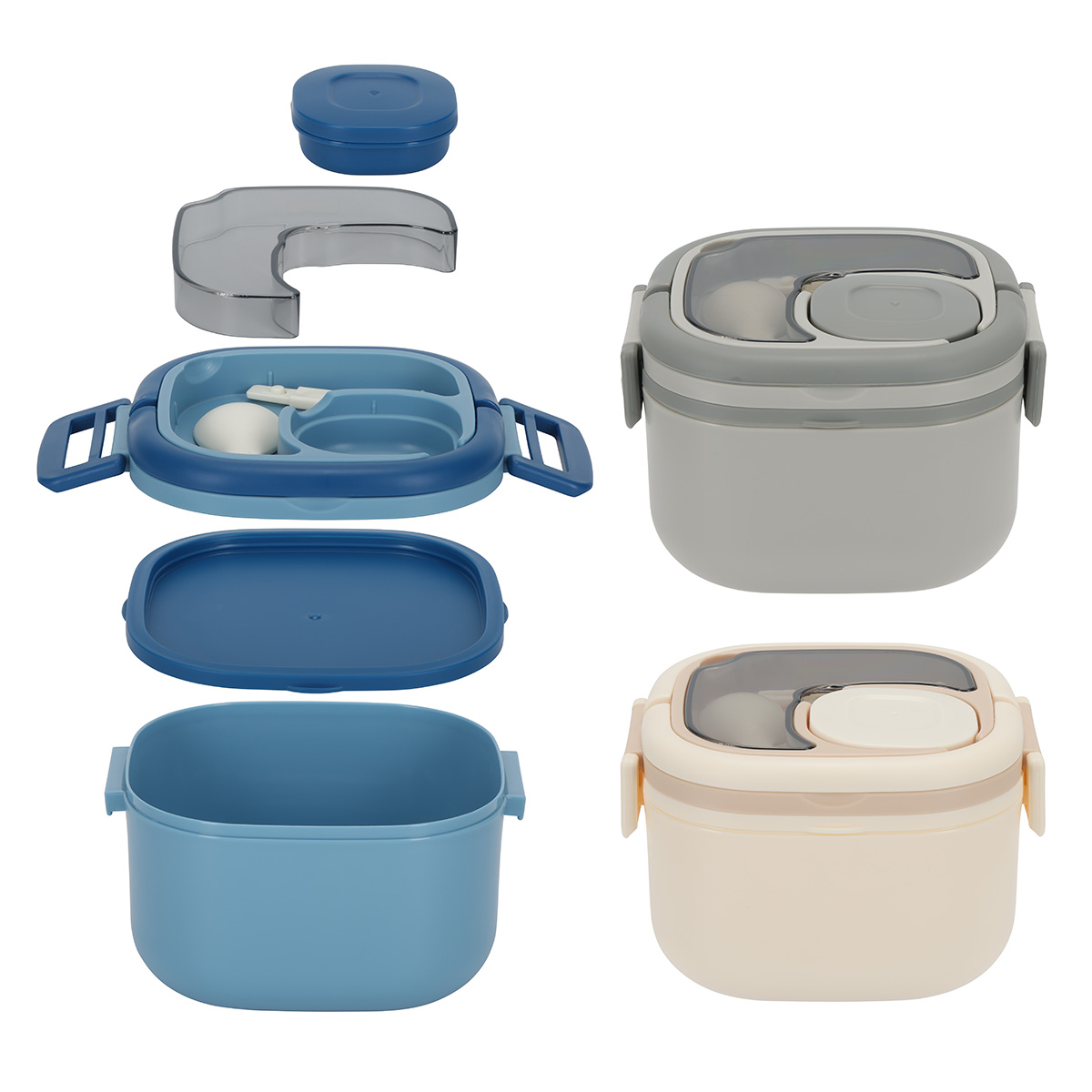 Gourmet Microwaveable Lunch Box with Utensils 1