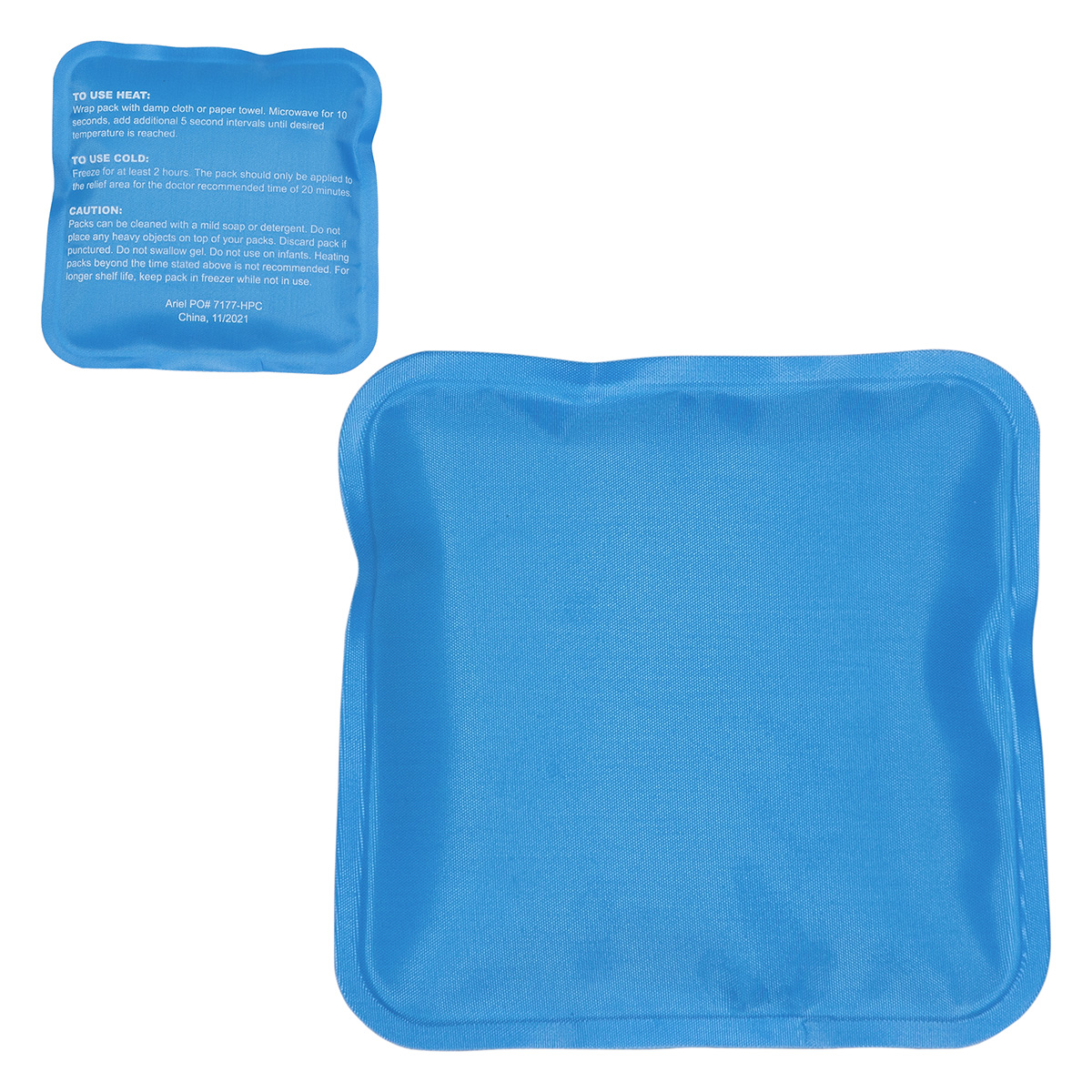 Square Nylon-Covered Hot/Cold Pack 1
