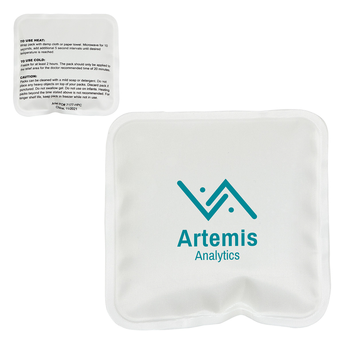 Square Nylon-Covered Hot/Cold Pack 1