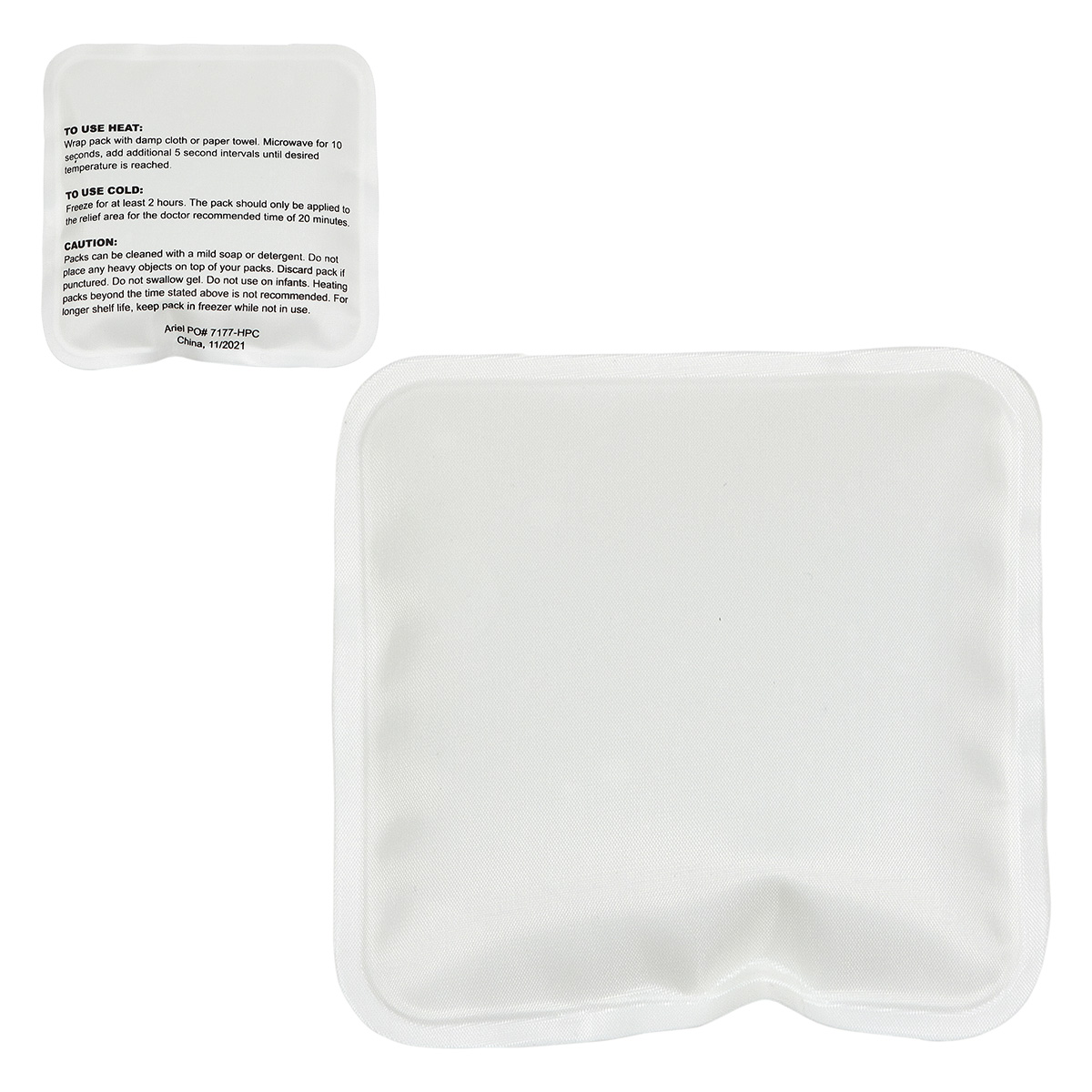 Square Nylon-Covered Hot/Cold Pack 1