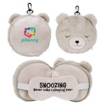 Comfort Pals™ Bear 2-in-1 Pillow Sleep Mask 1 Comfort Pals™ Bear 2-in-1 Pillow Sleep Mask 1