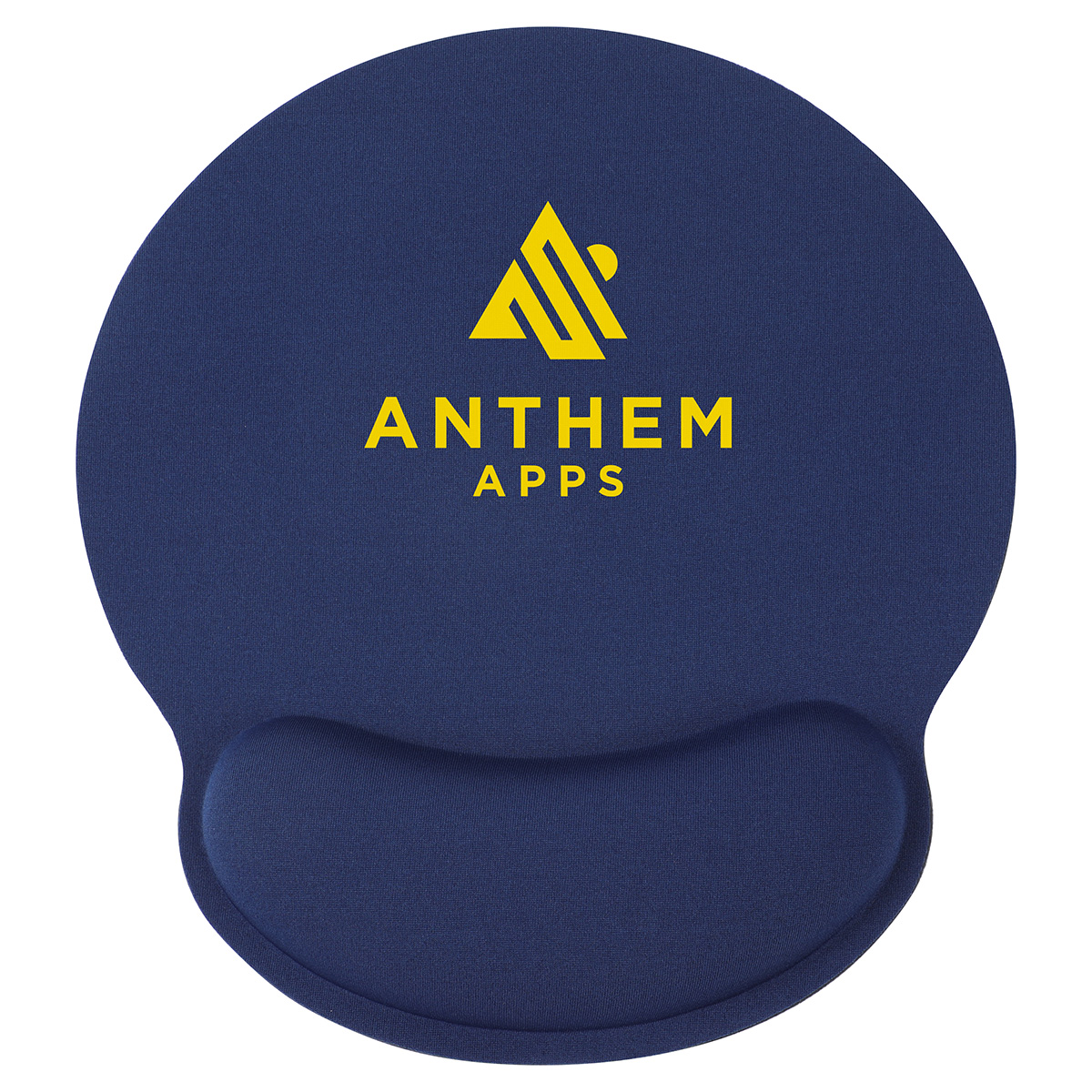 Crest Non-Slip Mouse Pad with Foam Wrist Rest 1
