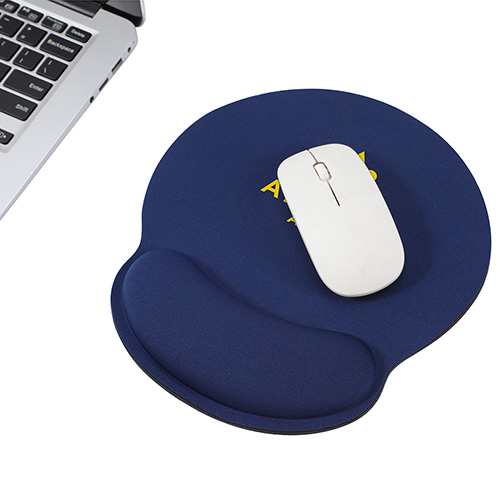 Crest Non-Slip Mouse Pad with Foam Wrist Rest 1