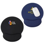 Crest Non-Slip Mouse Pad with Foam Wrist Rest 1 Crest Non-Slip Mouse Pad with Foam Wrist Rest 1