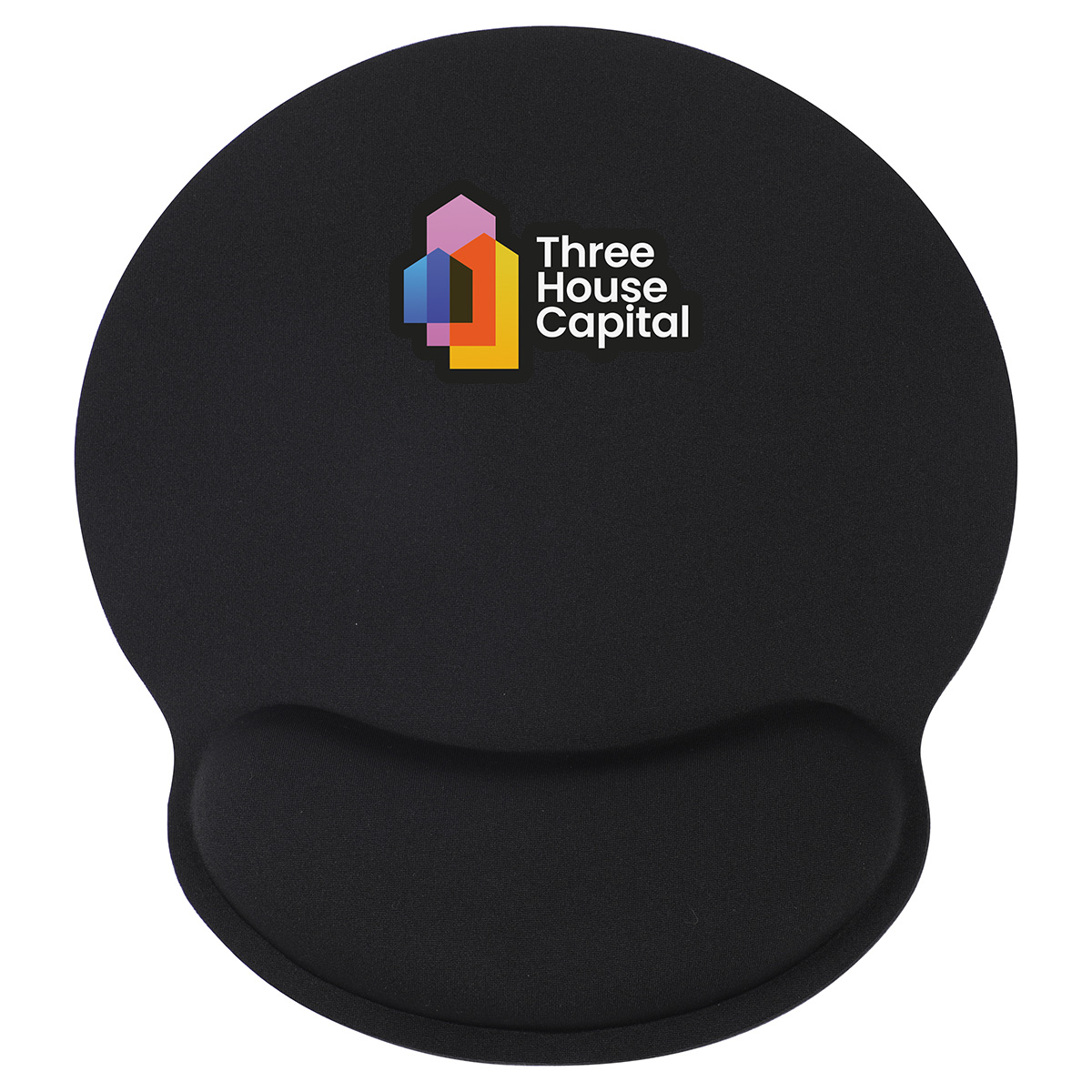 Crest Non-Slip Mouse Pad with Foam Wrist Rest 1