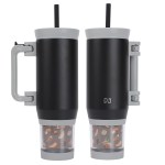 NAYAD® Quest 23 oz Stainless Steel Double-Wall Mug with Foldable Handle & - Black NAYAD® Quest 23 oz Stainless Steel Double-Wall Mug with Foldable Handle & - Black