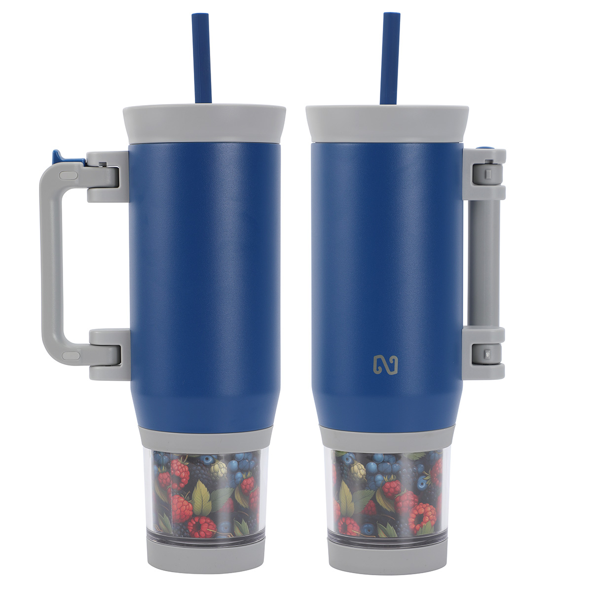 NAYAD® Quest 23 oz Stainless Steel Double-Wall Mug with Foldable Handle & 1