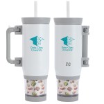 NAYAD® Quest 23 oz Stainless Steel Double-Wall Mug with Foldable Handle & - White NAYAD® Quest 23 oz Stainless Steel Double-Wall Mug with Foldable Handle & - White