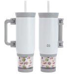 NAYAD® Quest 23 oz Stainless Steel Double-Wall Mug with Foldable Handle & - White NAYAD® Quest 23 oz Stainless Steel Double-Wall Mug with Foldable Handle & - White
