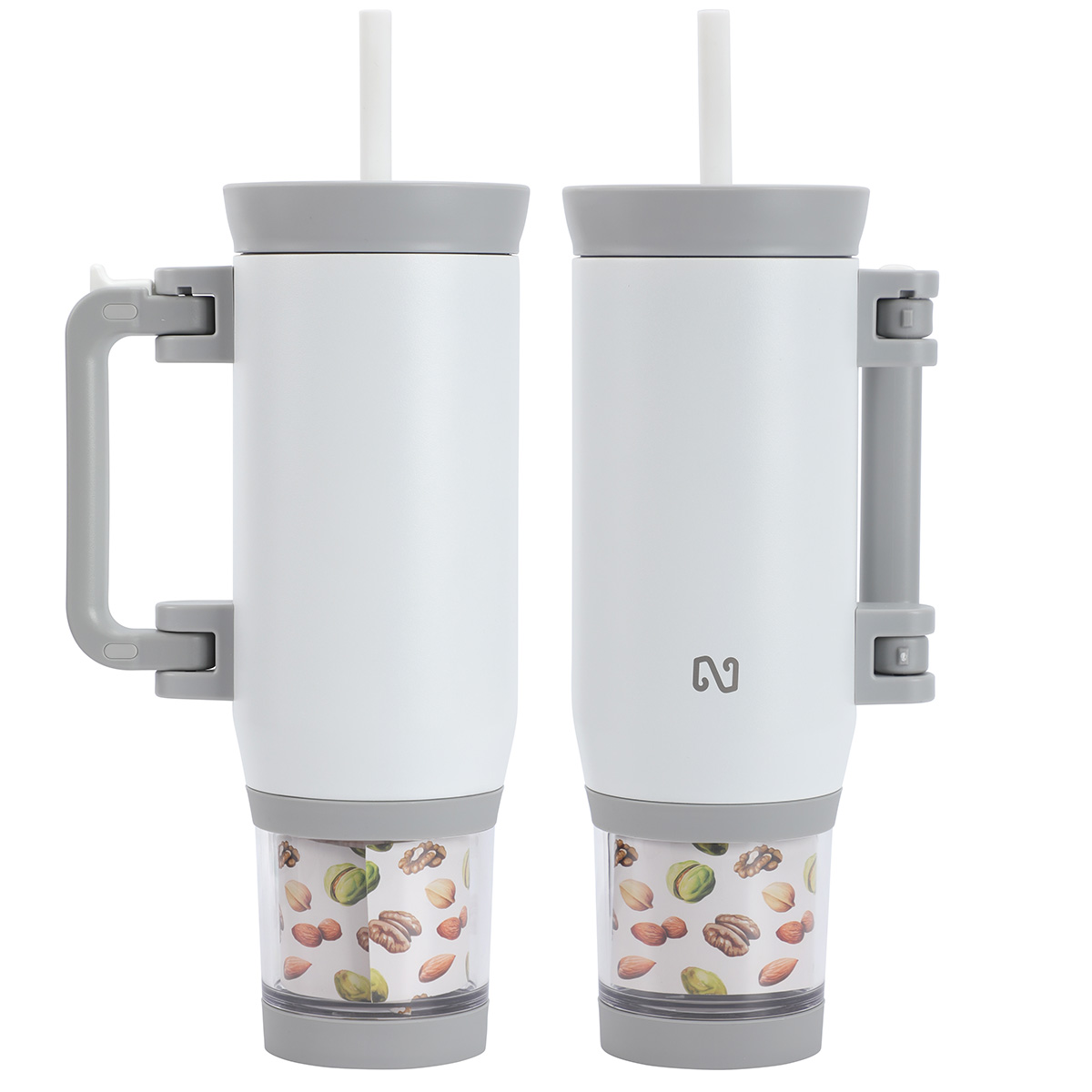 NAYAD® Quest 23 oz Stainless Steel Double-Wall Mug with Foldable Handle & 1