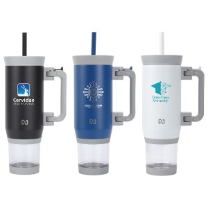 NAYAD® Quest 23 oz Stainless Steel Double-Wall Mug with Foldable Handle & 1 NAYAD® Quest 23 oz Stainless Steel Double-Wall Mug with Foldable Handle & 1