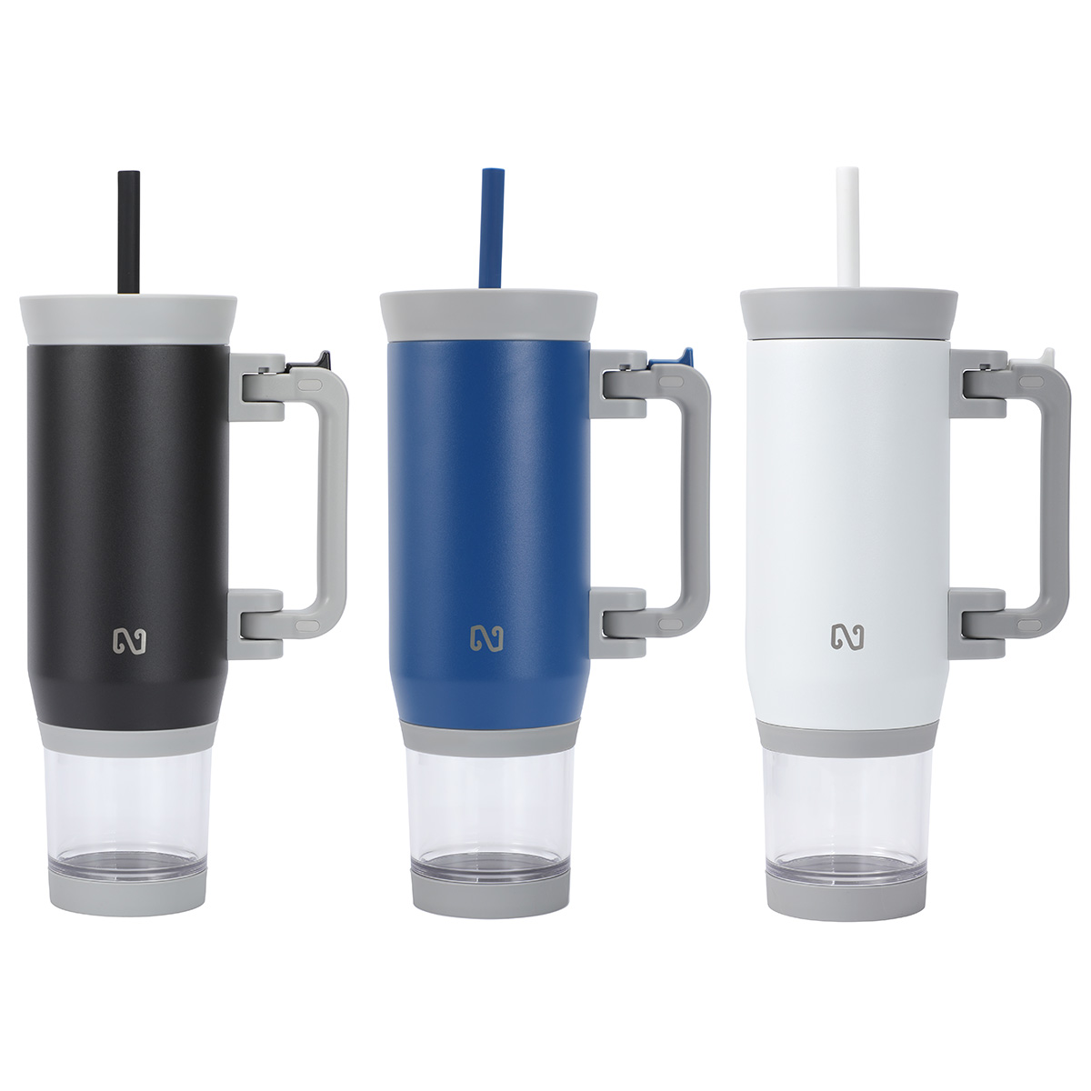 NAYAD® Quest 23 oz Stainless Steel Double-Wall Mug with Foldable Handle & 1