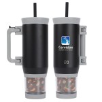 NAYAD® Quest 23 oz Stainless Steel Double-Wall Mug with Foldable Handle & - Black NAYAD® Quest 23 oz Stainless Steel Double-Wall Mug with Foldable Handle & - Black