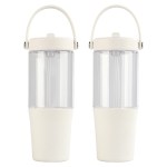 Harbor 40 oz Recycled Tumbler with Straw - White Harbor 40 oz Recycled Tumbler with Straw - White