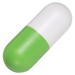 Capsule Stress Reliever - Lime Green/White Capsule Stress Reliever - Lime Green/White