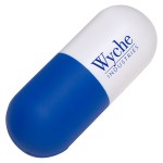 Capsule Stress Reliever - Blue/White Capsule Stress Reliever - Blue/White