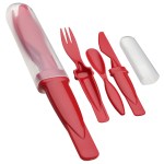 Portable Cutlery Set - Red Portable Cutlery Set - Red