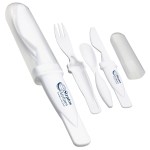 Portable Cutlery Set - White Portable Cutlery Set - White