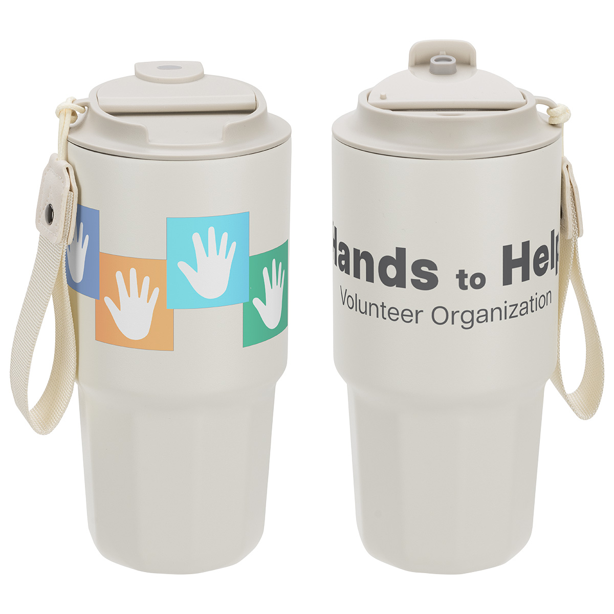 SENSO® Dash 21 oz Vacuum Insulated Stainless Steel Tumbler with Hand Strap 1