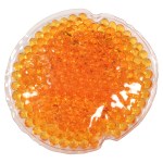 Full-Color Round Aqua Pearls™ Hot/Cold Pack - Orange Full-Color Round Aqua Pearls™ Hot/Cold Pack - Orange