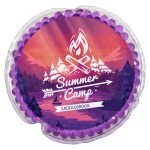 Full-Color Round Aqua Pearls™ Hot/Cold Pack - Purple Full-Color Round Aqua Pearls™ Hot/Cold Pack - Purple