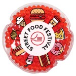 Full-Color Round Aqua Pearls™ Hot/Cold Pack - Red Full-Color Round Aqua Pearls™ Hot/Cold Pack - Red
