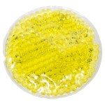 Full-Color Round Aqua Pearls™ Hot/Cold Pack - Yellow Full-Color Round Aqua Pearls™ Hot/Cold Pack - Yellow