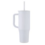 Seneca 30 oz Eco-Friendly Straw Mug - White Seneca 30 oz Eco-Friendly Straw Mug - White