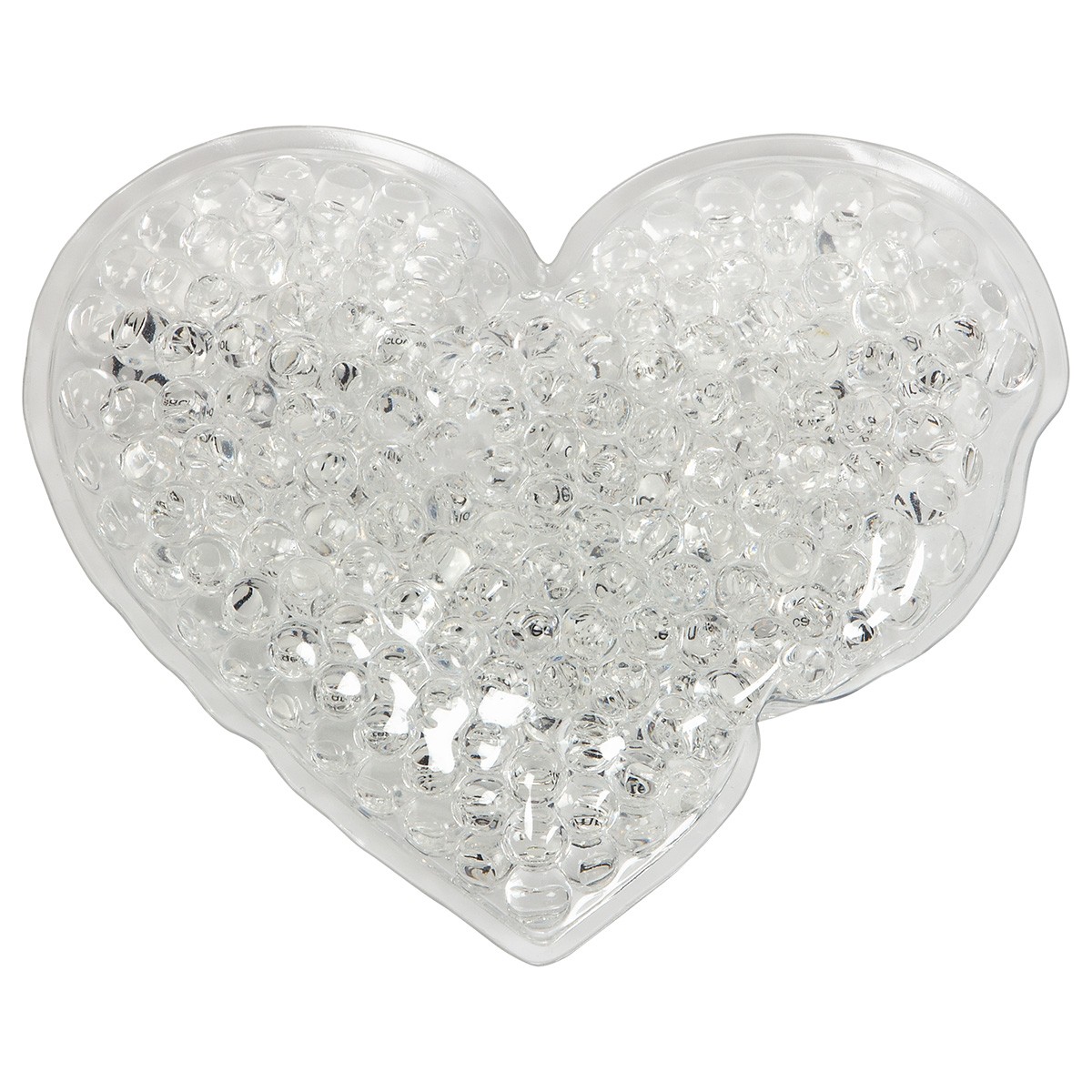 Full Color Large Heart Aqua Pearls™ Hot/Cold Pack 1