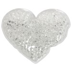 Full Color Large Heart Aqua Pearls™ Hot/Cold Pack - Clear Full Color Large Heart Aqua Pearls™ Hot/Cold Pack - Clear
