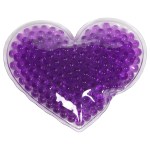 Full Color Large Heart Aqua Pearls™ Hot/Cold Pack - Purple Full Color Large Heart Aqua Pearls™ Hot/Cold Pack - Purple