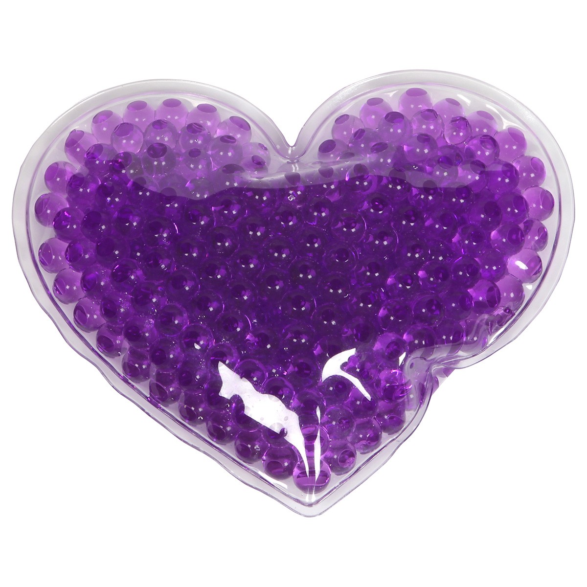 Full Color Large Heart Aqua Pearls™ Hot/Cold Pack 1