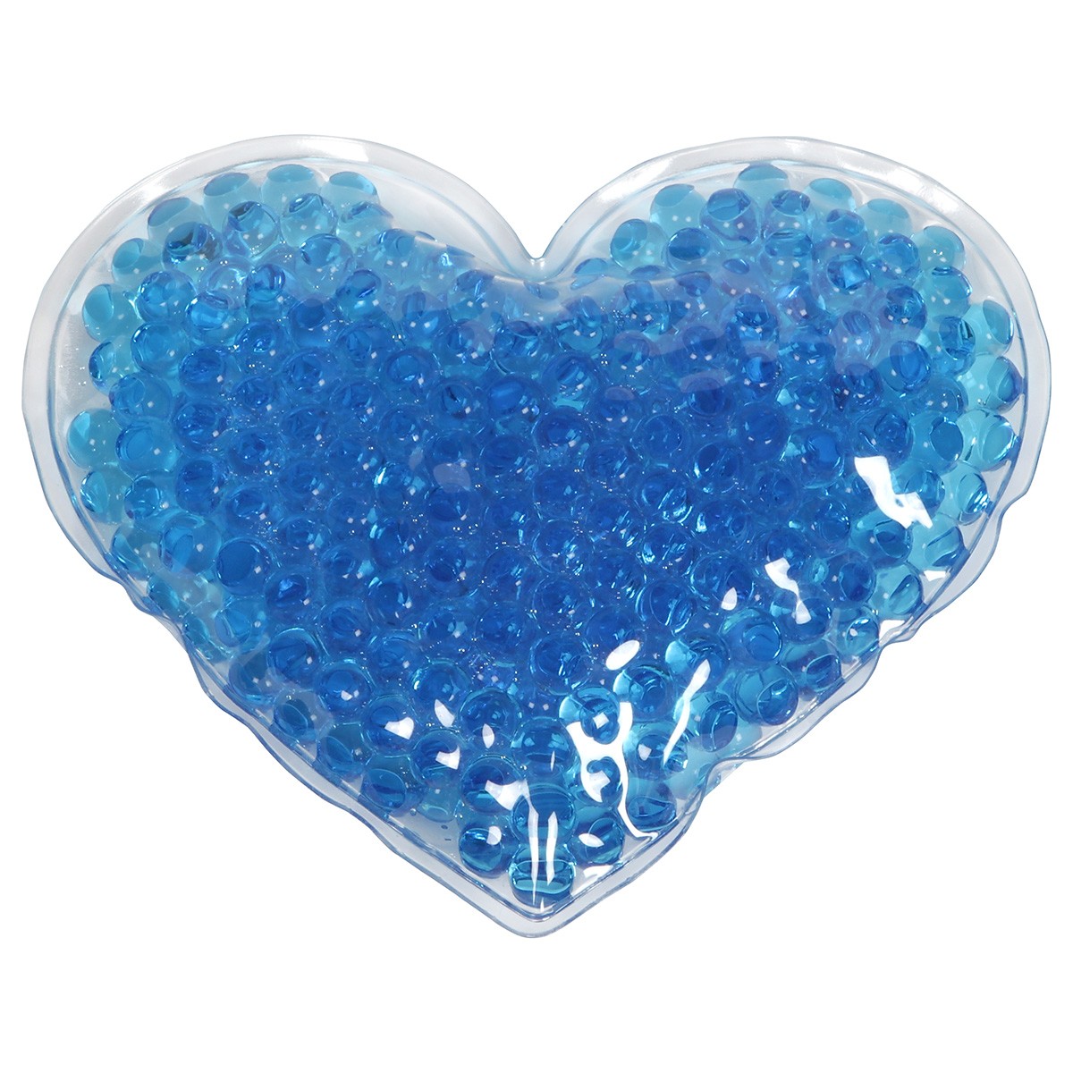 Full Color Large Heart Aqua Pearls™ Hot/Cold Pack 1