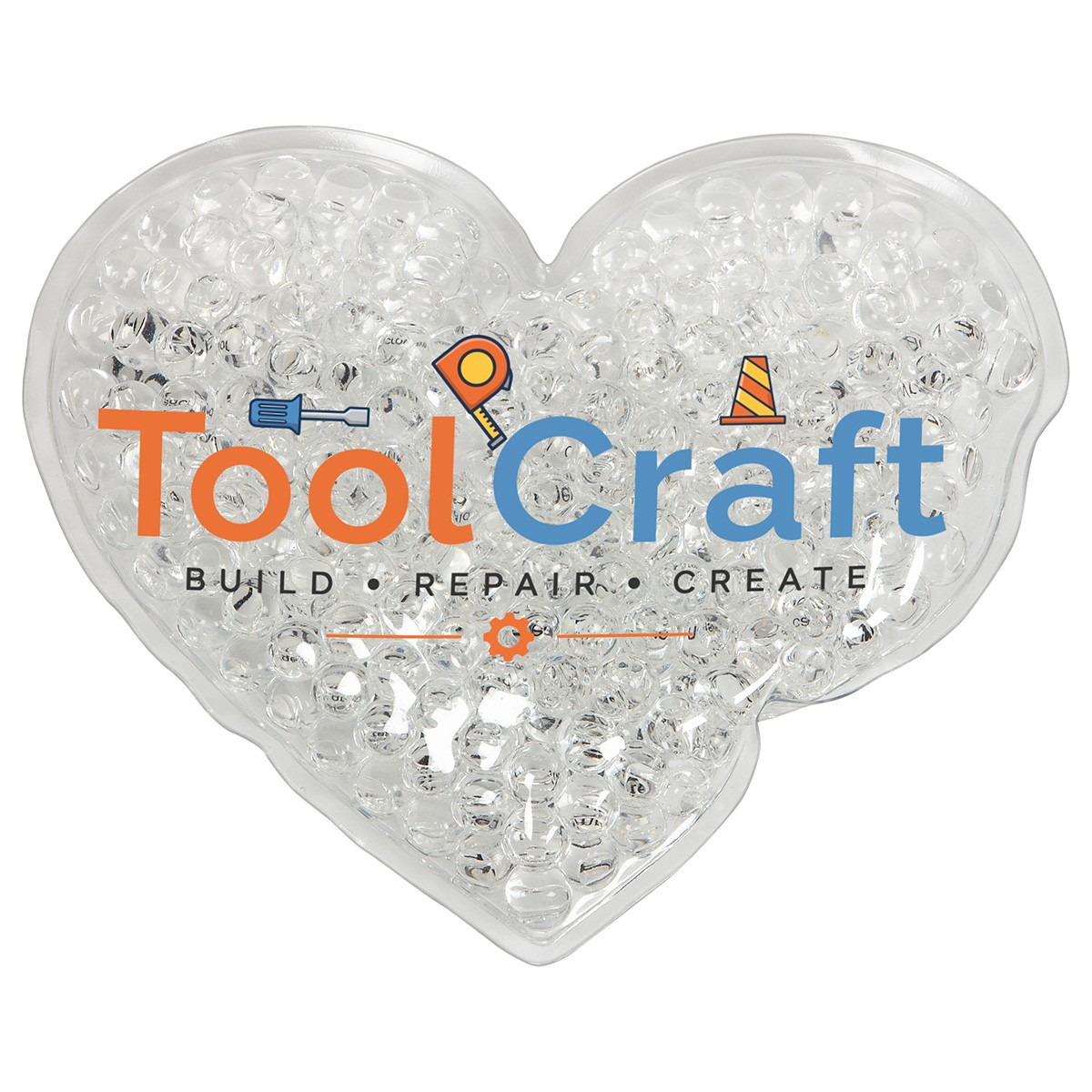 Full Color Large Heart Aqua Pearls™ Hot/Cold Pack 1