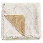 Maya Soft-Plush Fur Blanket - Brown Maya Soft-Plush Fur Blanket - Brown